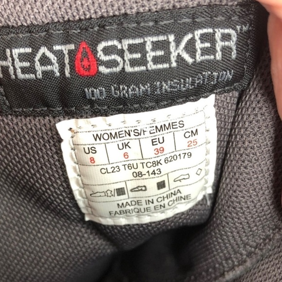 The North Face Zophia Lace Up Tall Boots Sz 8 Insulated Nubuck Waterproof - Picture 12 of 14